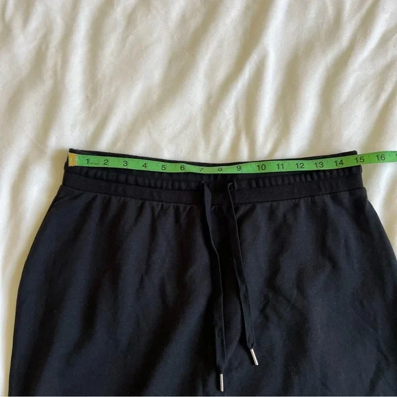 Daily ritual-Women's Terry Cotton and Modal Drawstring Sweatshirt Skirt - Picture 10 of 14